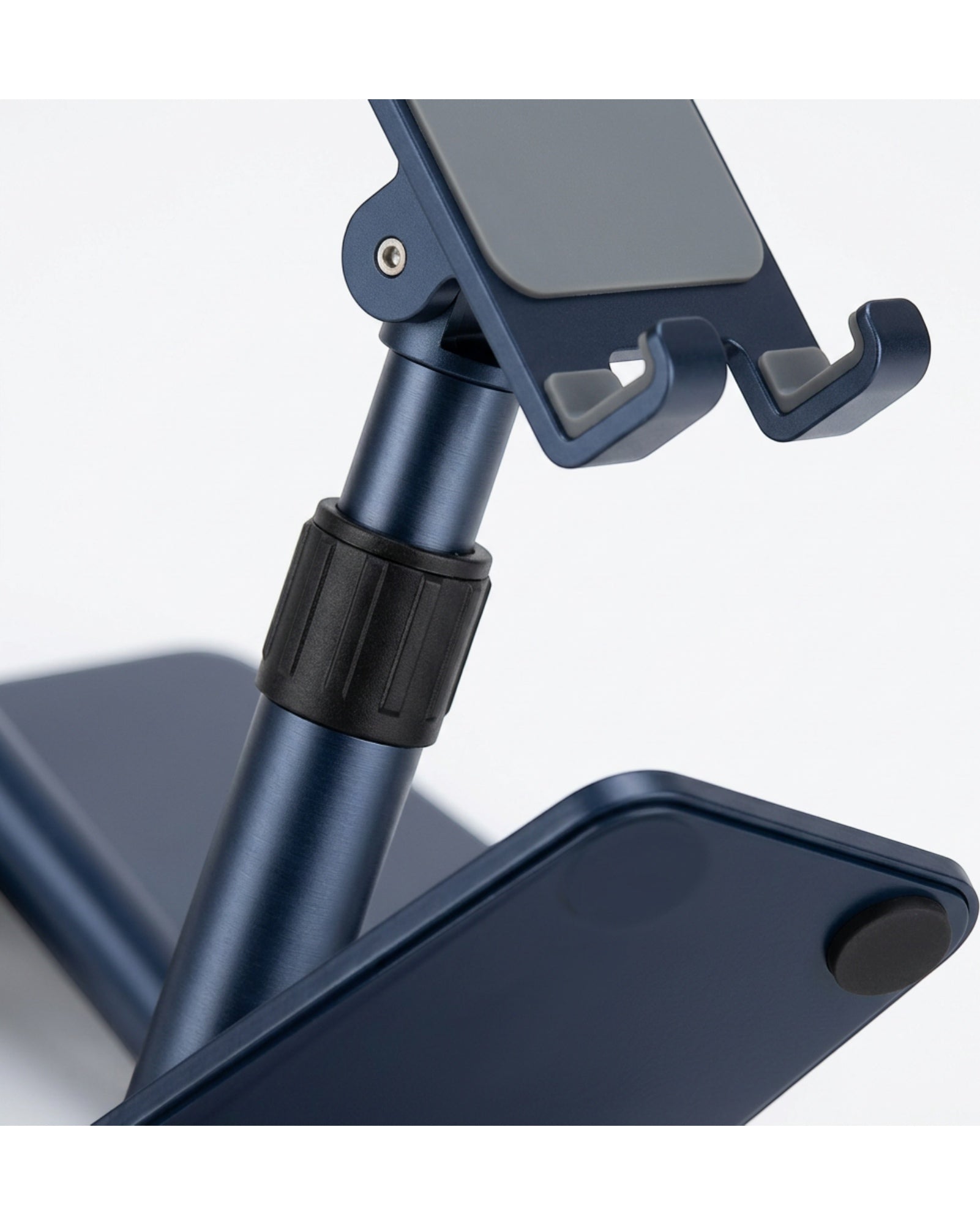 Hjfwk Weighted-Base Telescopic Phone Stand Navy 18-30 cm - Detail view